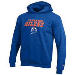 NHL Edmonton Oilers Champion Youth Eco Powerblend Pullover Hoodie