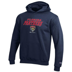 NHL Florida Panthers Champion Youth Eco Powerblend Pullover Hoodie