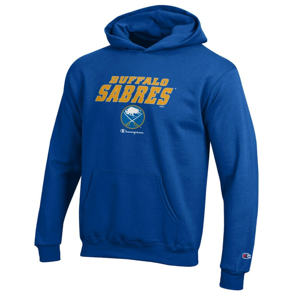 NHL Buffalo Sabres Champion Youth Eco Powerblend Pullover Hoodie