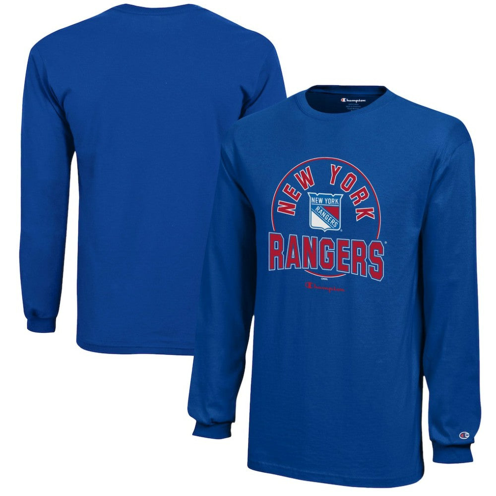 NHL New York Rangers Champion Youth Long-Sleeve Jersey T-Shirt