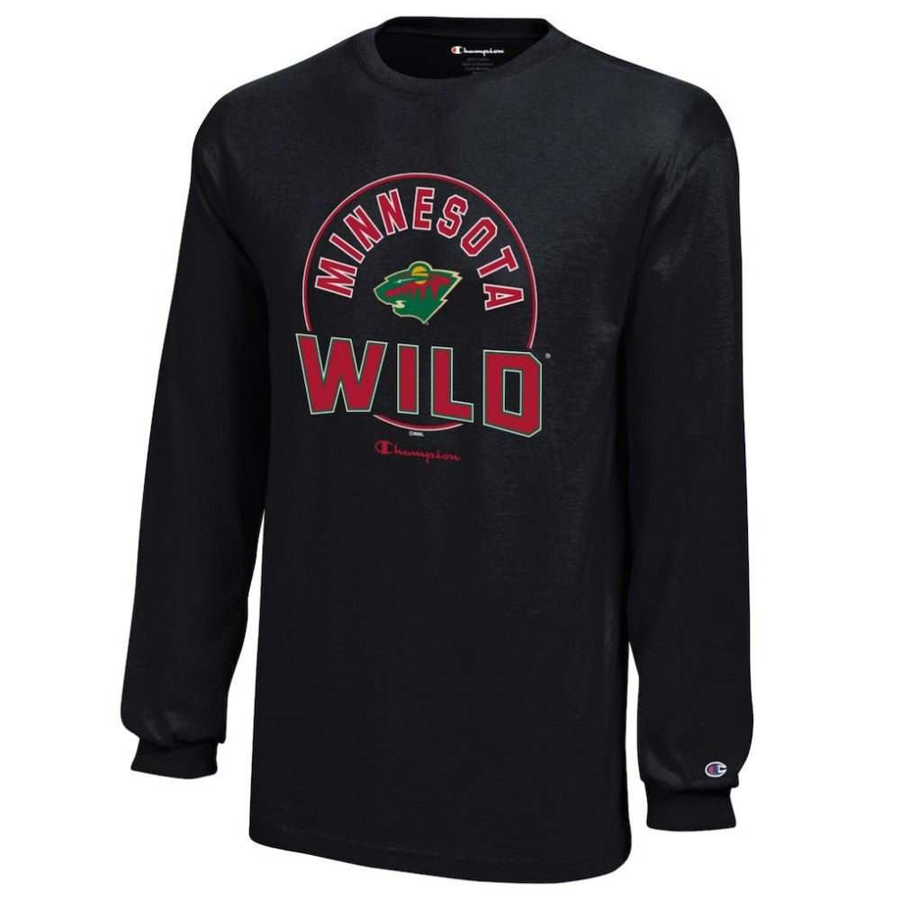 NHL Minnesota Wild Champion Youth Long-Sleeve Jersey T-Shirt