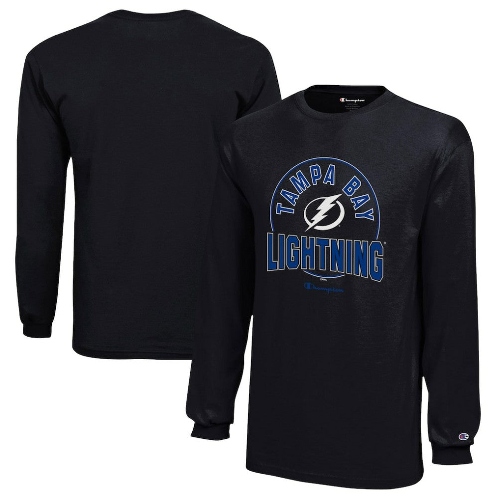 NHL Tampa Bay Lightning Champion Youth Long-Sleeve Jersey T-Shirt