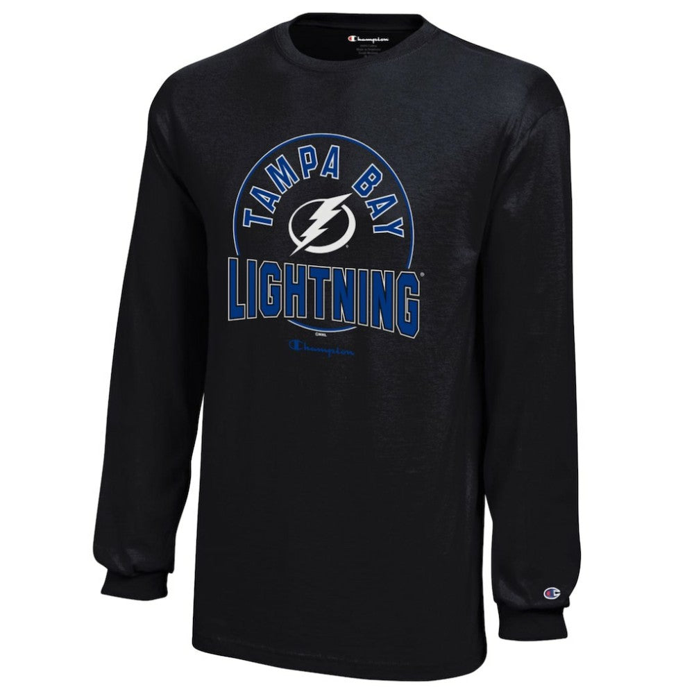 NHL Tampa Bay Lightning Champion Youth Long-Sleeve Jersey T-Shirt