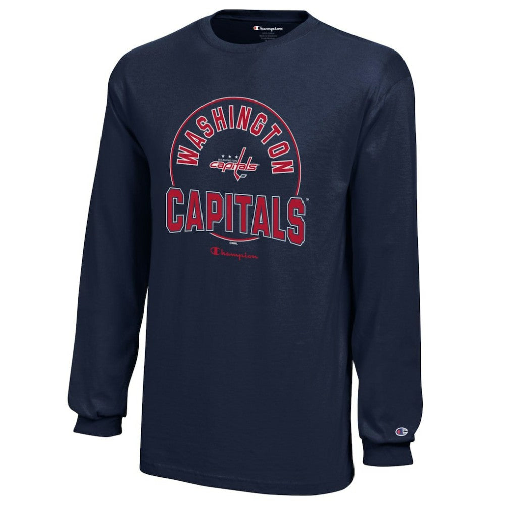 NHL Washington Capitals Champion Youth Long-Sleeve Jersey T-Shirt