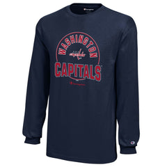 NHL Washington Capitals Champion Youth Long-Sleeve Jersey T-Shirt
