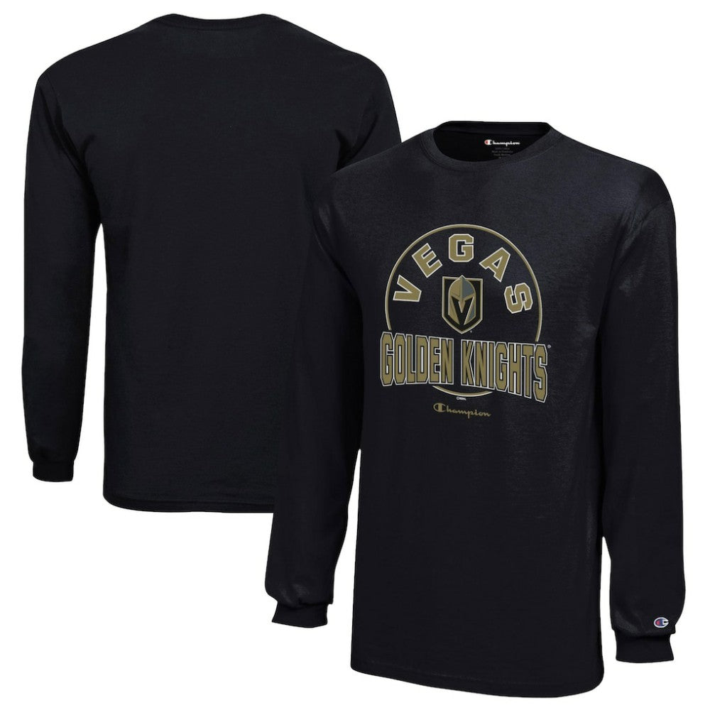 NHL Vegas Golden Knights Champion Youth Long-Sleeve Jersey T-Shirt