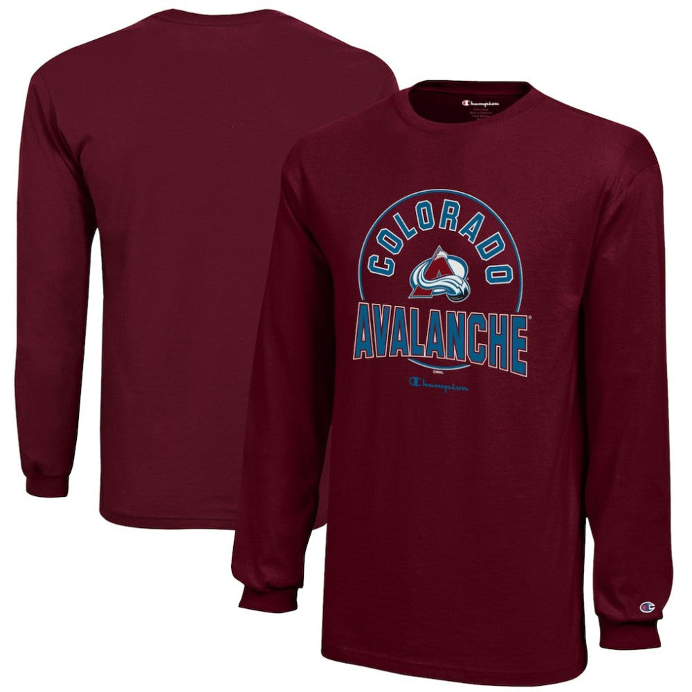 NHL Colorado Avalanche Champion Youth Long-Sleeve Jersey T-Shirt