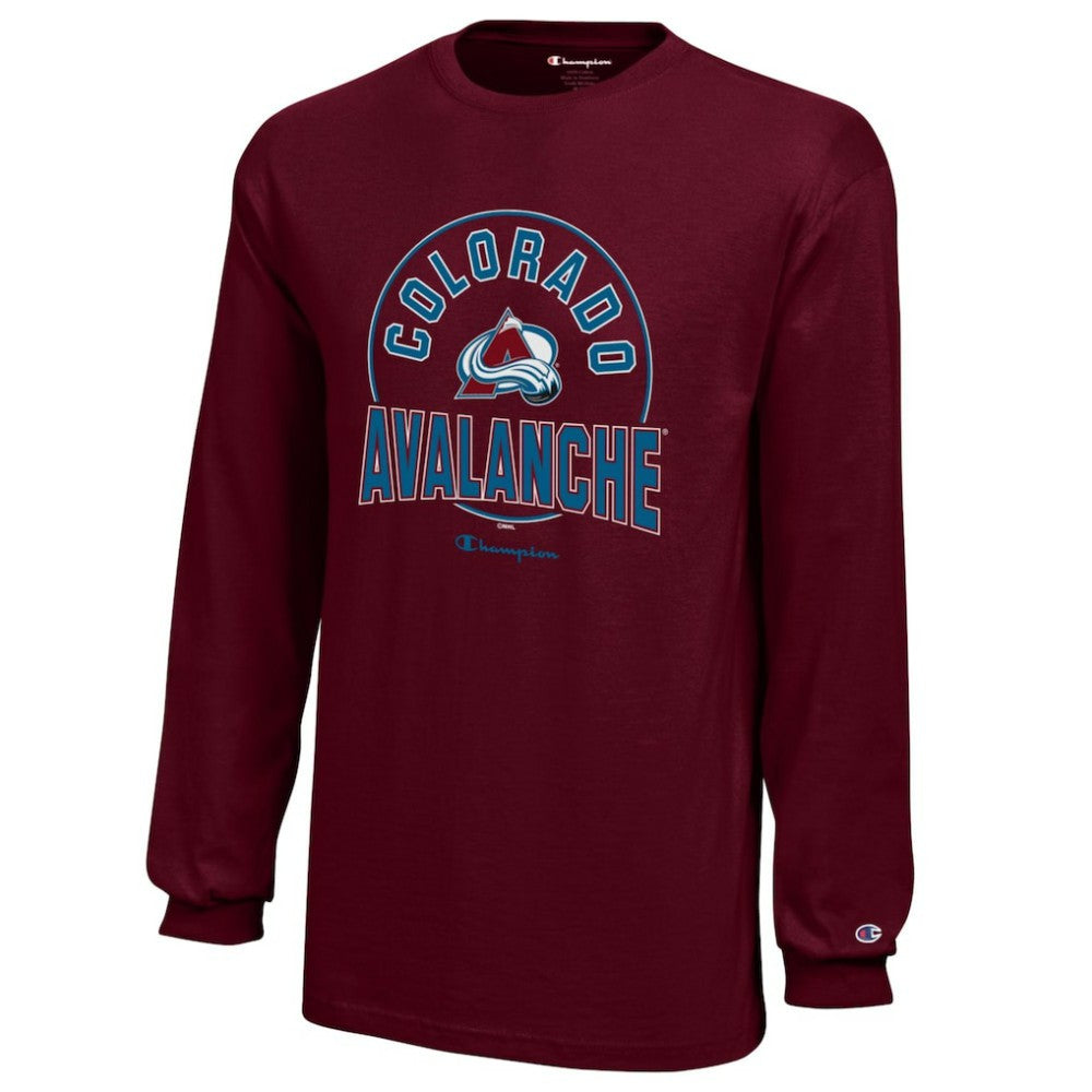 NHL Colorado Avalanche Champion Youth Long-Sleeve Jersey T-Shirt