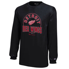 NHL Detroit Red Wings Champion Youth Long-Sleeve Jersey T-Shirt
