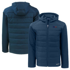 Cutter & Buck Americana Evoke Hybrid Eco Softshell Recycled Full-Zip Hooded Jacket - Pittsburgh Steelers Jackets