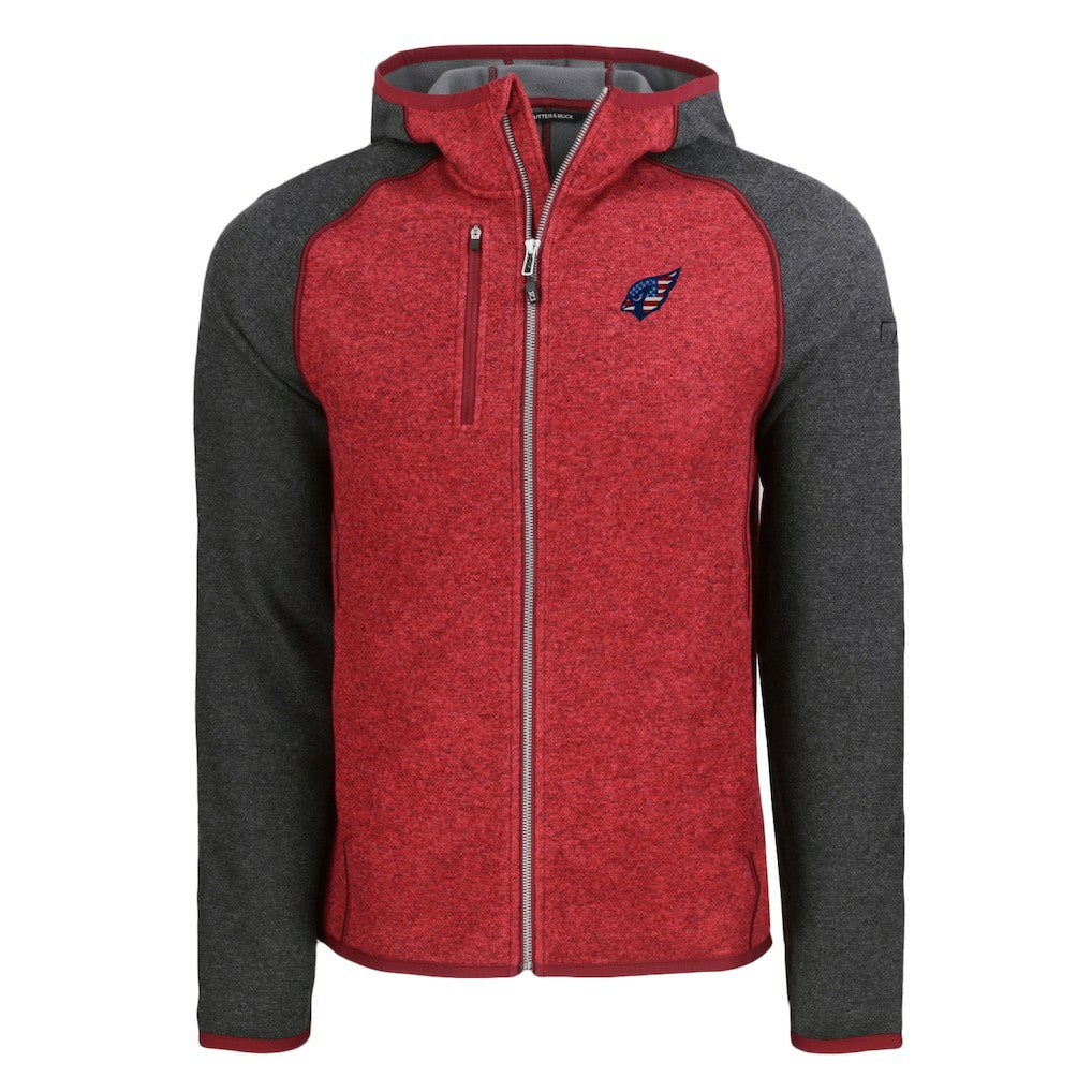 Cutter & Buck Americana Mainsail Full-Zip Hooded Jacket - Arizona Cardinals Jackets