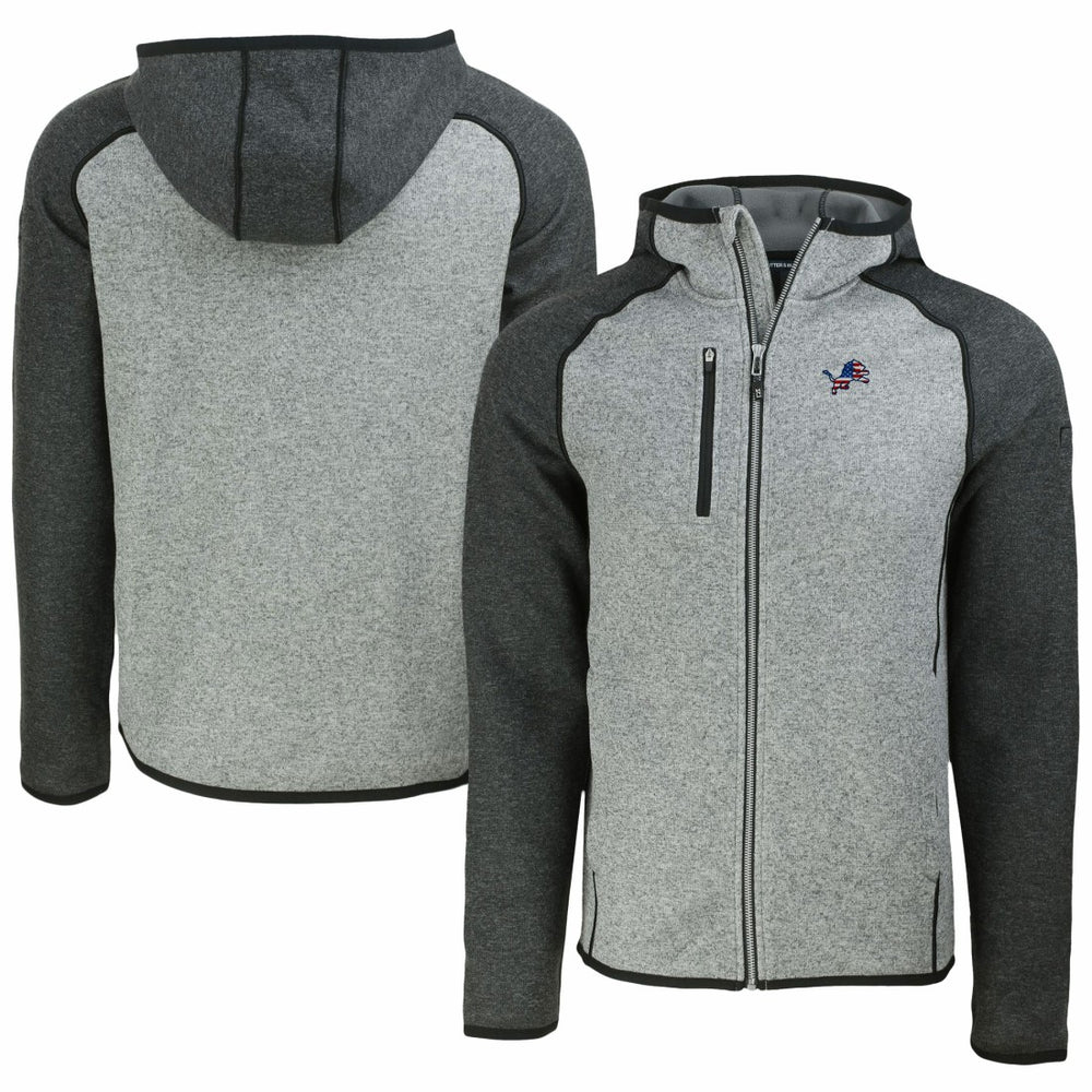 Cutter & Buck Americana Mainsail Full-Zip Hooded Jacket - Detroit Lions Jackets