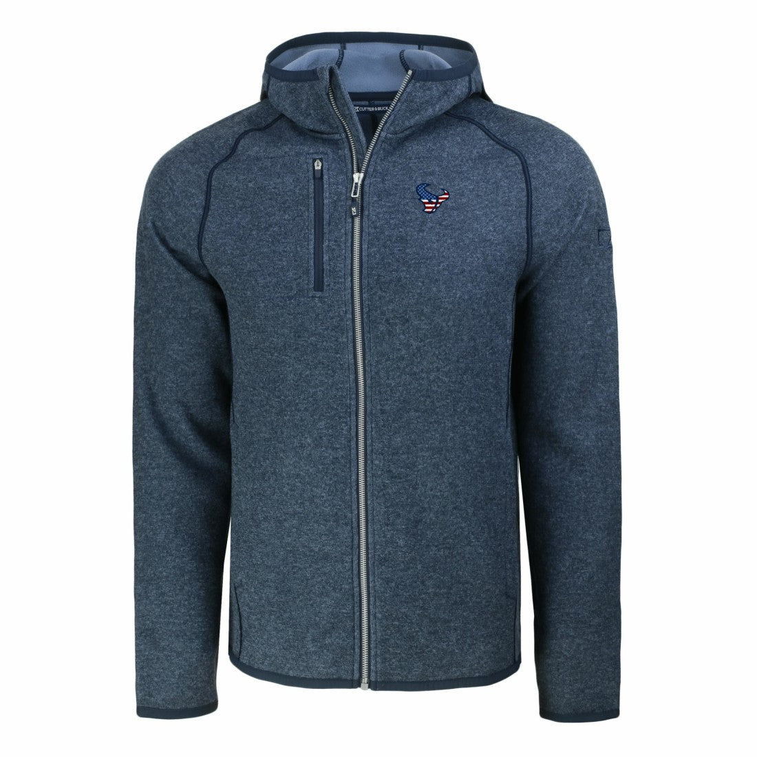 Cutter & Buck Americana Mainsail Full-Zip Hooded Jacket - Houston Texans Jackets