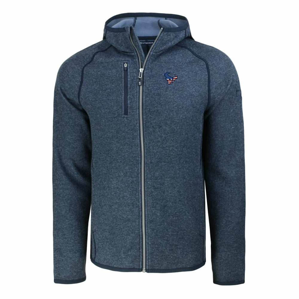 Cutter & Buck Americana Mainsail Full-Zip Hooded Jacket - Houston Texans Jackets