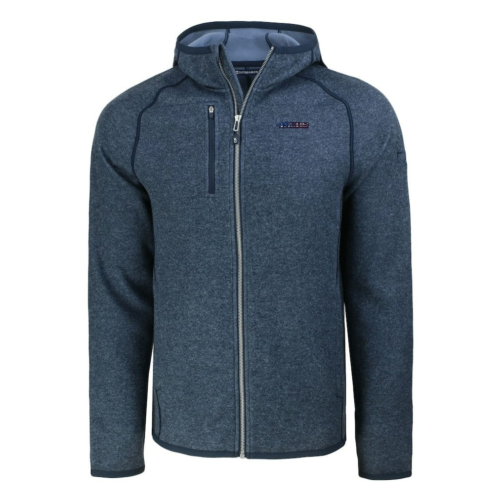 Cutter & Buck Americana Mainsail Full-Zip Hooded Jacket - San Francisco 49ers Jackets