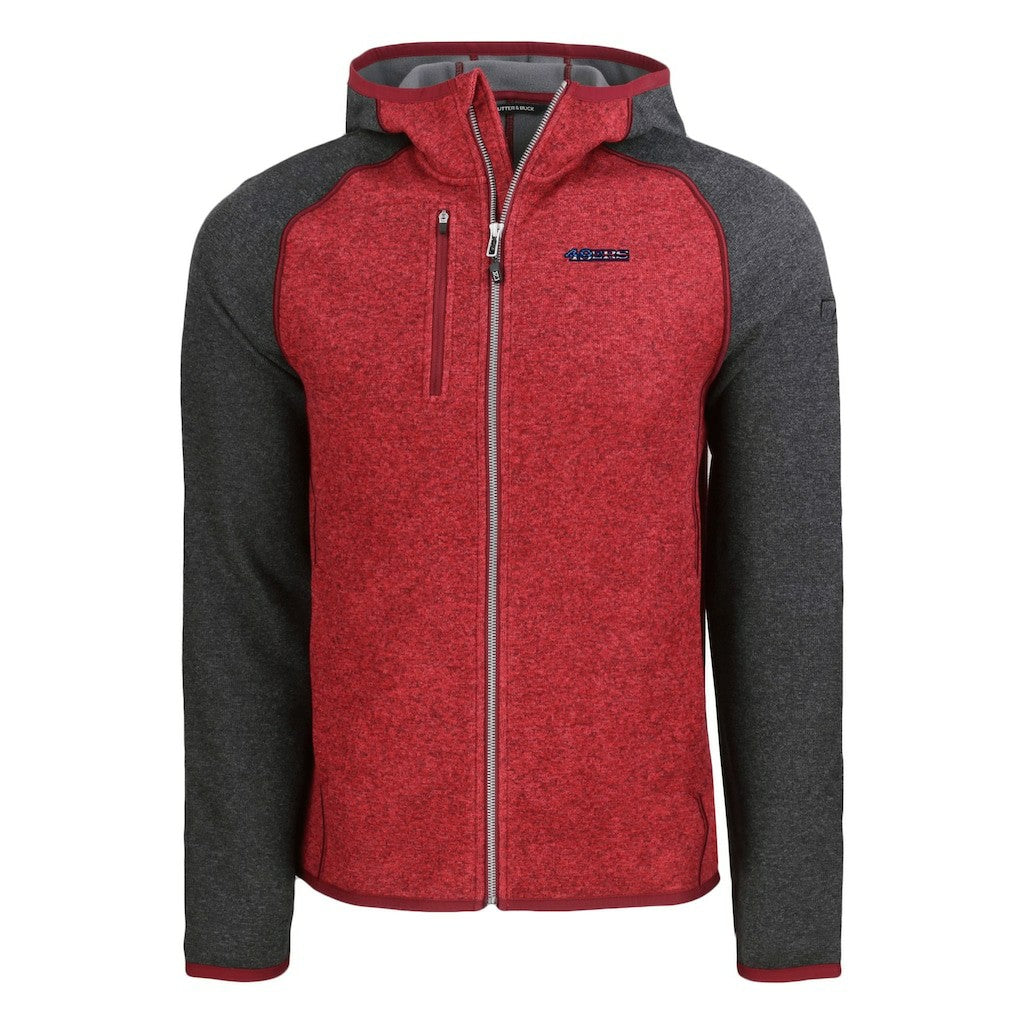 Cutter & Buck Americana Mainsail Full-Zip Hooded Jacket - San Francisco 49ers Jackets