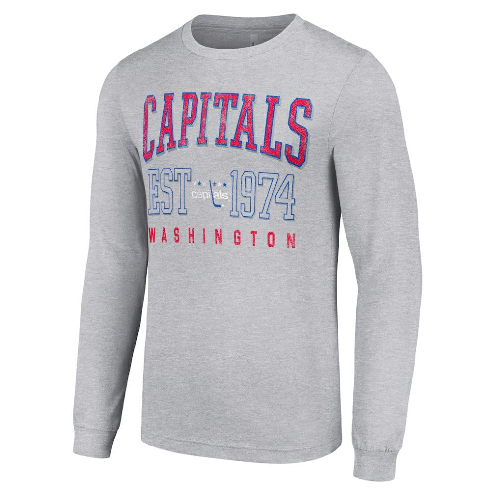 NHL Washington Capitals Starter Retro Graphic Long Sleeve Crew T-Shirt