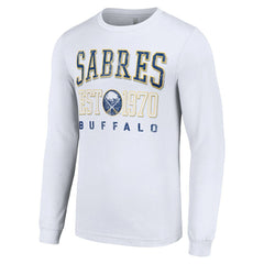 NHL Buffalo Sabres Starter Retro Graphic Long Sleeve Crew T-Shirt