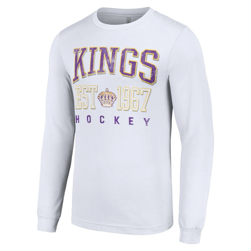 NHL Los Angeles Kings Starter Retro Graphic Long Sleeve Crew T-Shirt