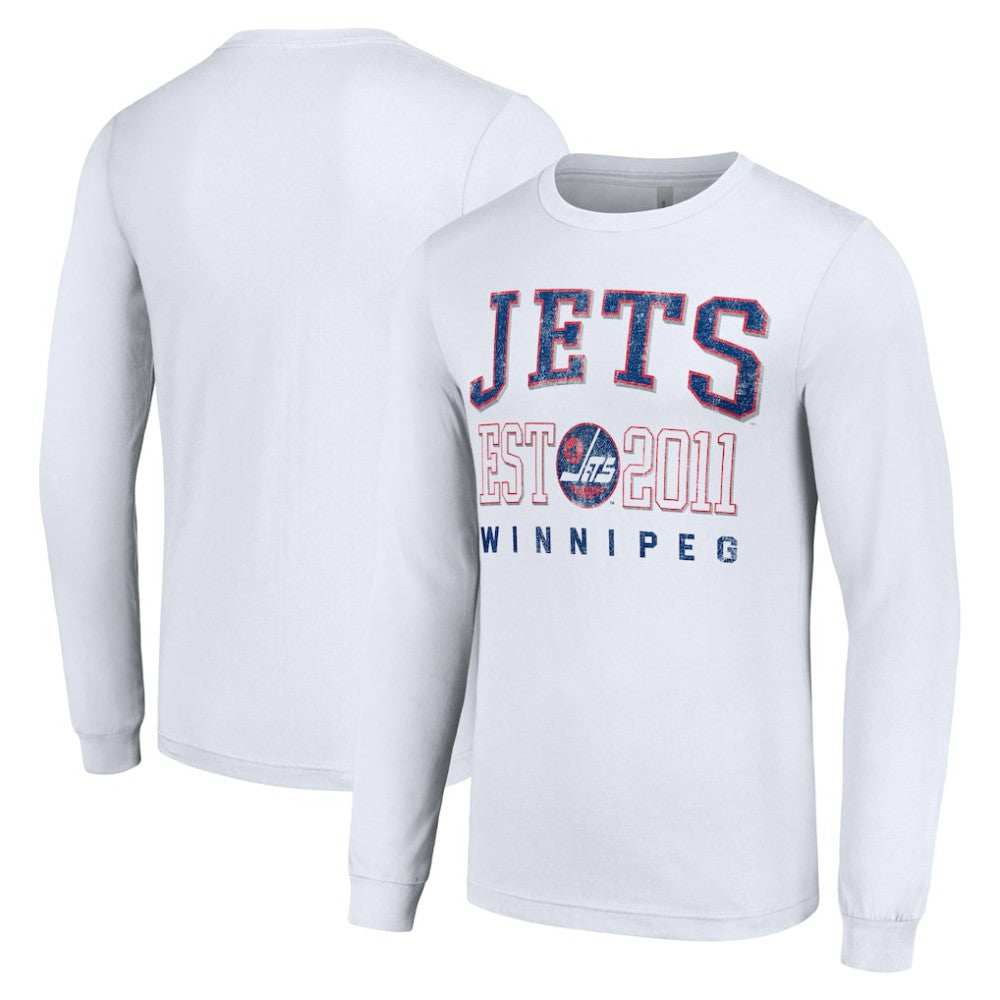 NHL Winnipeg Jets Starter Retro Graphic Long Sleeve Crew T-Shirt