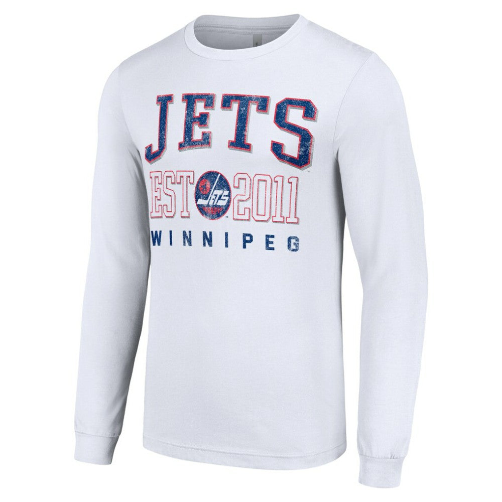 NHL Winnipeg Jets Starter Retro Graphic Long Sleeve Crew T-Shirt