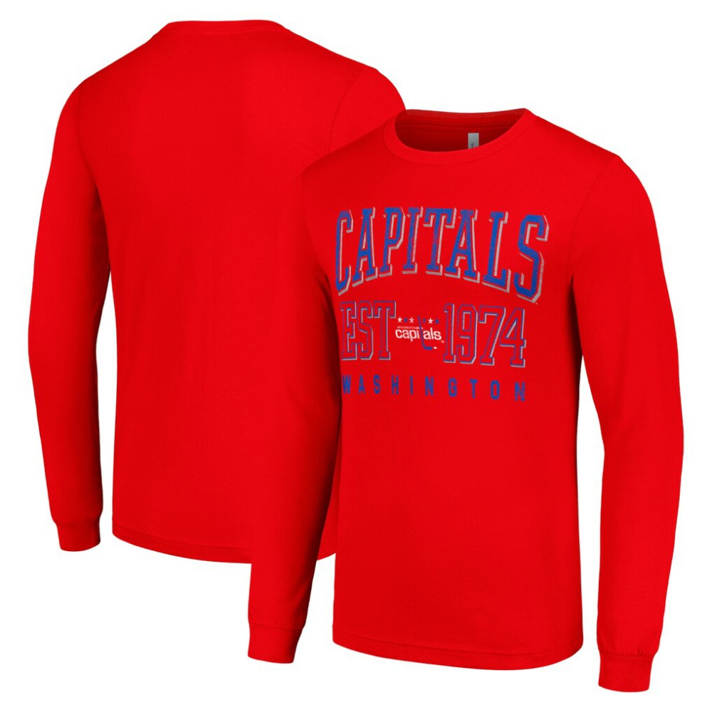 NHL Washington Capitals Starter Retro Graphic Long Sleeve Crew T-Shirt