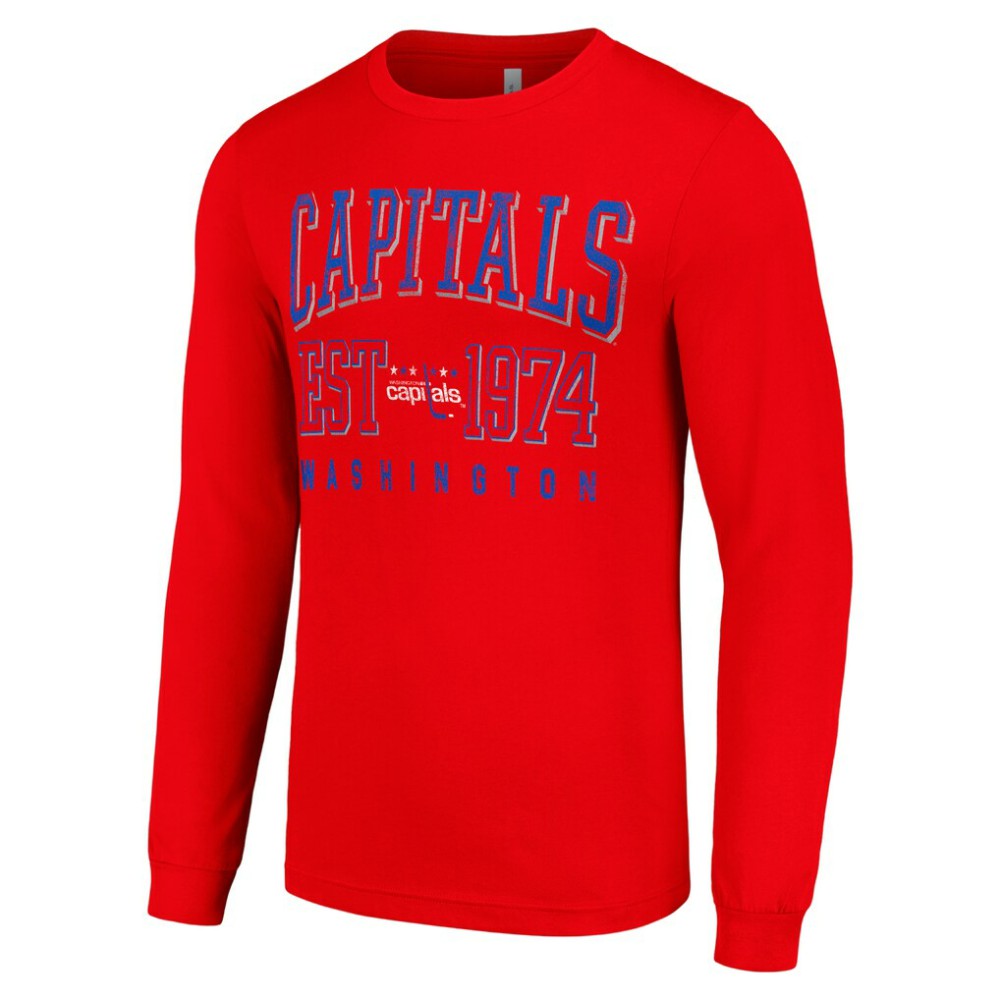 NHL Washington Capitals Starter Retro Graphic Long Sleeve Crew T-Shirt
