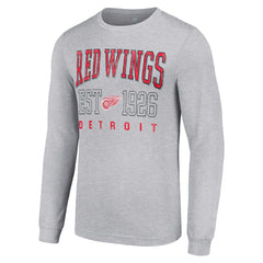 NHL Detroit Red Wings Starter Retro Graphic Long Sleeve Crew T-Shirt