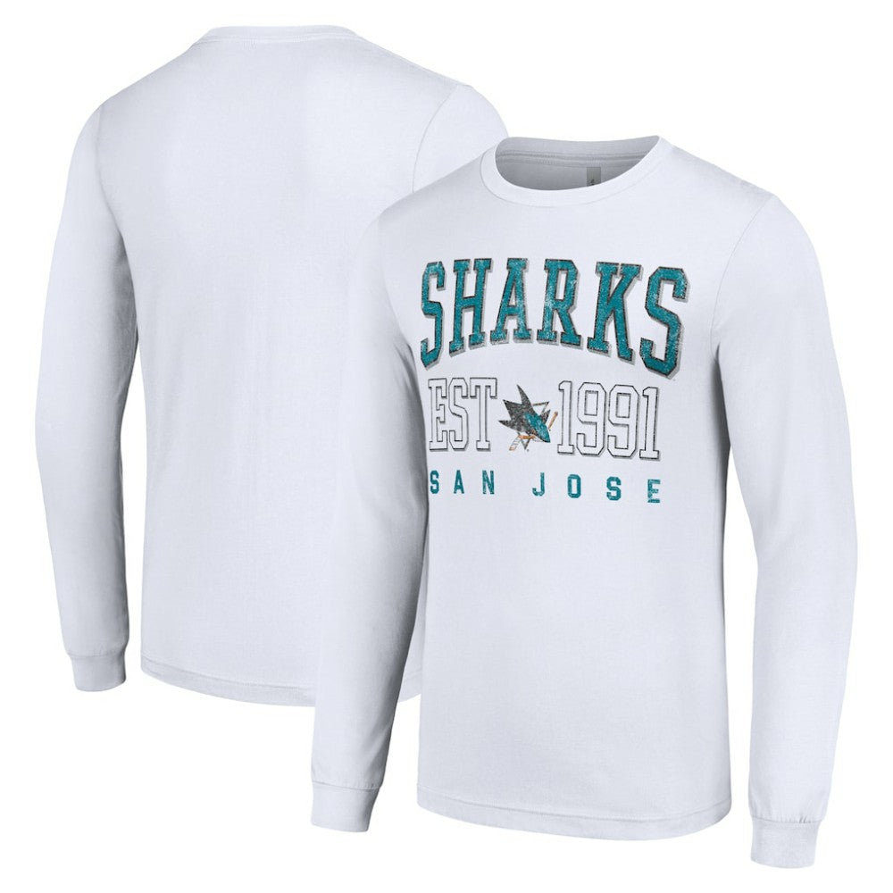 NHL San Jose Sharks Starter Logo Graphic Long Sleeve T-Shirt
