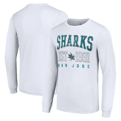 NHL San Jose Sharks Starter Logo Graphic Long Sleeve T-Shirt