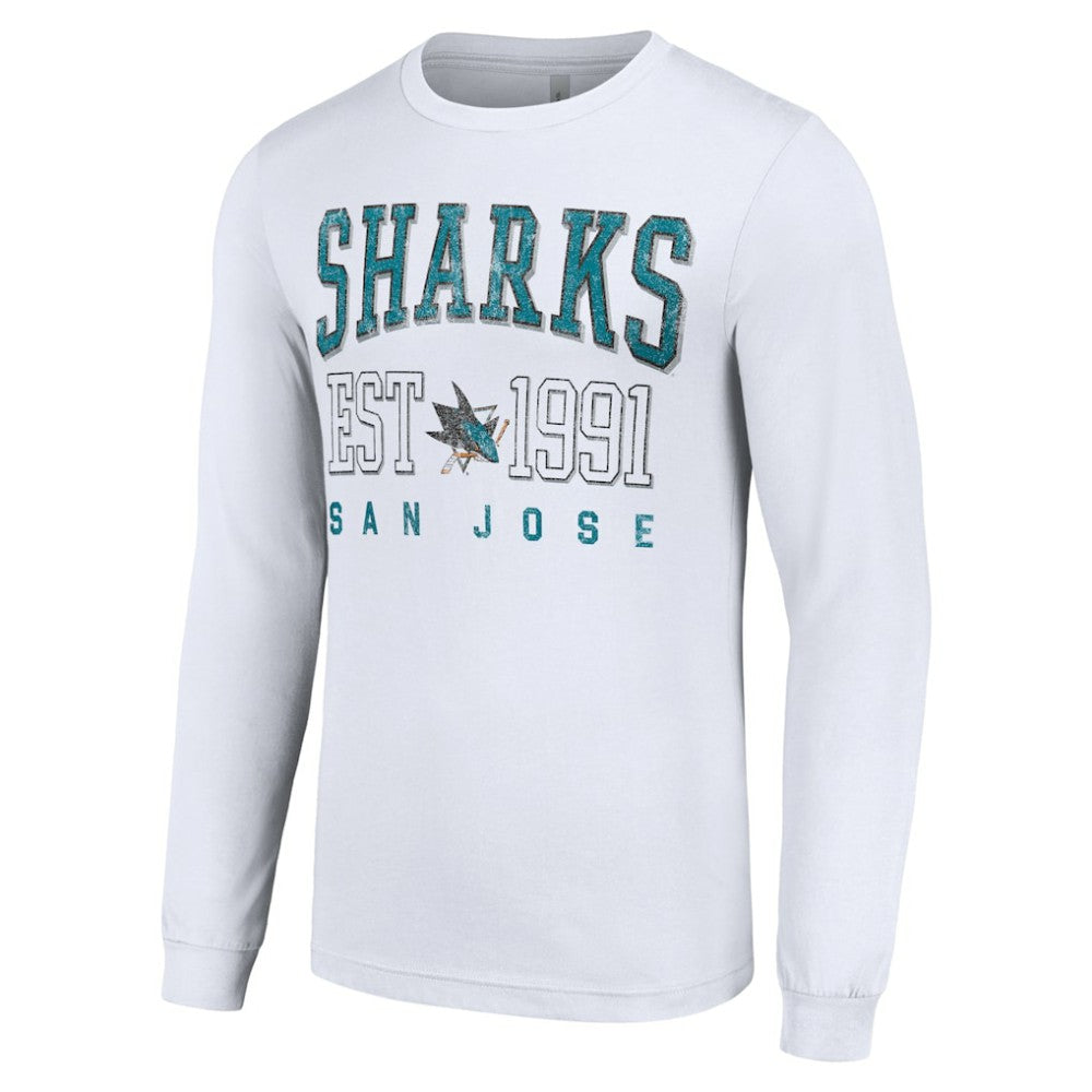 NHL San Jose Sharks Starter Logo Graphic Long Sleeve T-Shirt