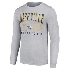NHL Nashville Predators Starter Logo Graphic Long Sleeve T-Shirt