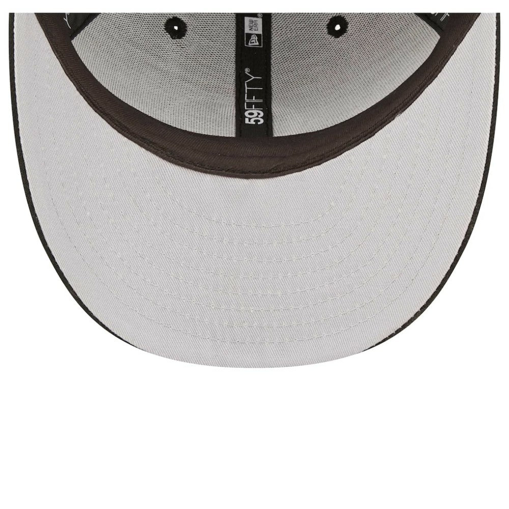 Black Chicago Cubs New Era Low Profile 59FIFTY Fitted Hat