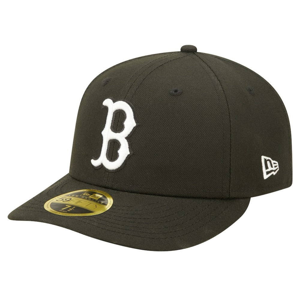Black Boston Red Sox New Era Low Profile 59FIFTY Fitted Hat