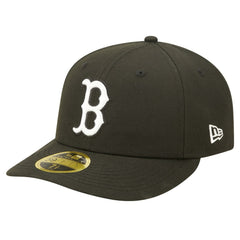 Black Boston Red Sox New Era Low Profile 59FIFTY Fitted Hat