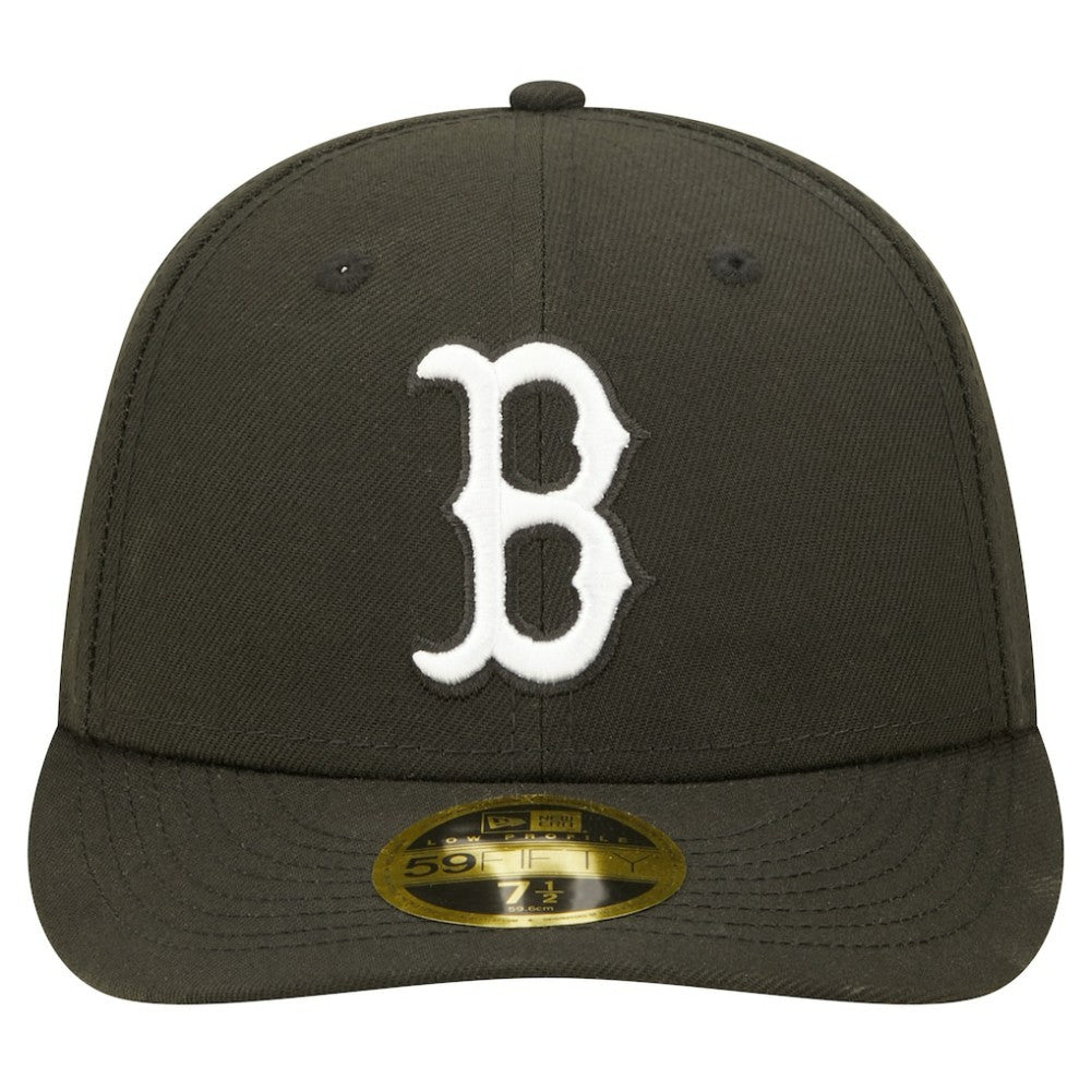 Black Boston Red Sox New Era Low Profile 59FIFTY Fitted Hat