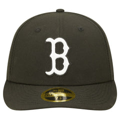 Black Boston Red Sox New Era Low Profile 59FIFTY Fitted Hat