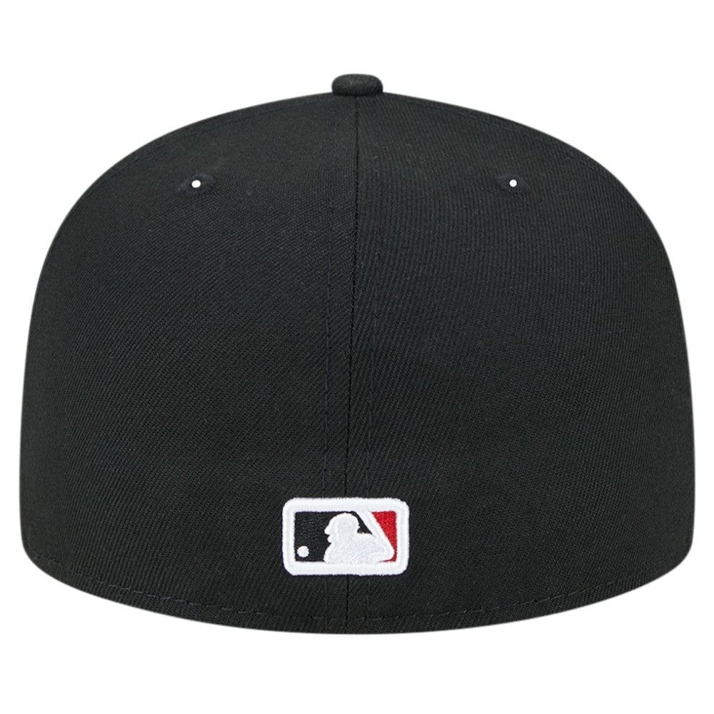 Black Minnesota Twins New Era Checkered Undervisor 59FIFTY Fitted Hat