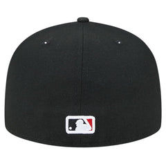 Black Minnesota Twins New Era Checkered Undervisor 59FIFTY Fitted Hat