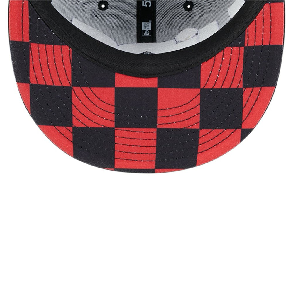 Black Minnesota Twins New Era Checkered Undervisor 59FIFTY Fitted Hat