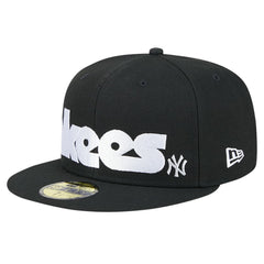 Black New York Yankees New Era Checkered Undervisor 59FIFTY Fitted Hat