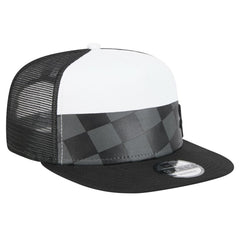Black Chicago White Sox New Era Checkmate Trucker 9FIFTY Snapback Hat