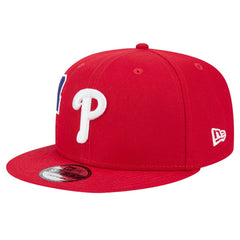 Red Philadelphia Phillies New Era Logo Strike 9FIFTY Snapback Hat