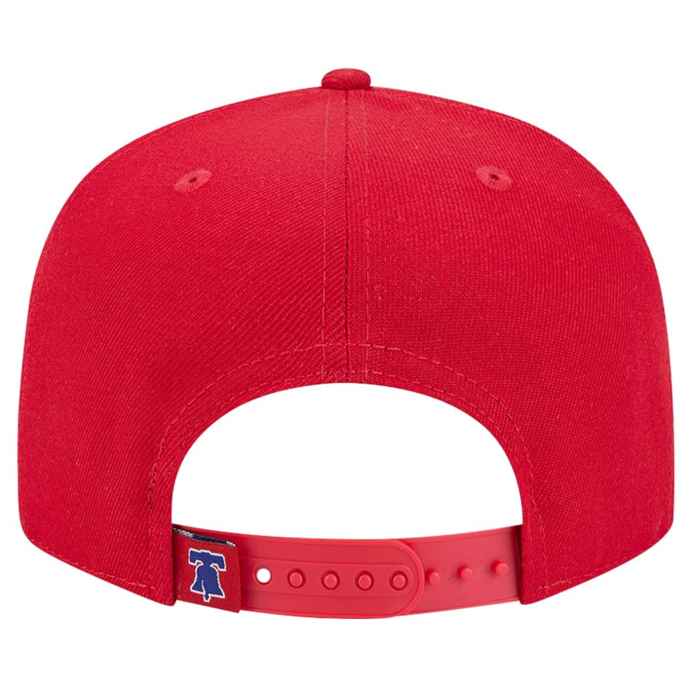 Red Philadelphia Phillies New Era Logo Strike 9FIFTY Snapback Hat