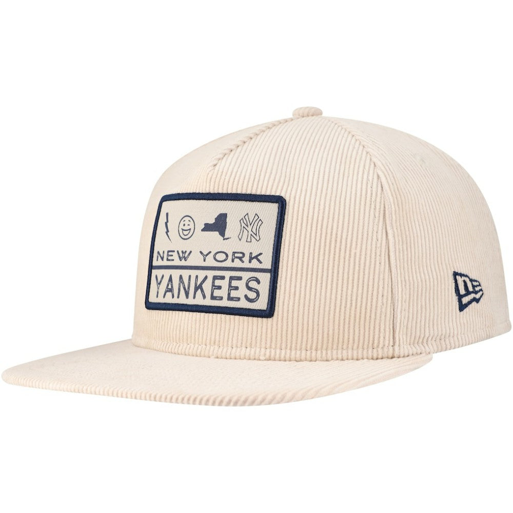 Khaki New York Yankees New Era Summer Essential Golfer Snapback Hat