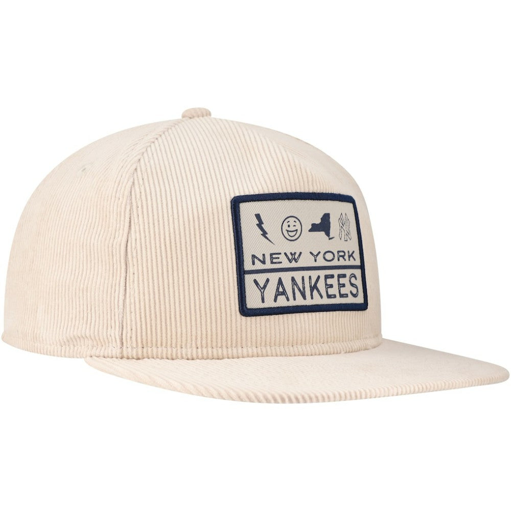 Khaki New York Yankees New Era Summer Essential Golfer Snapback Hat