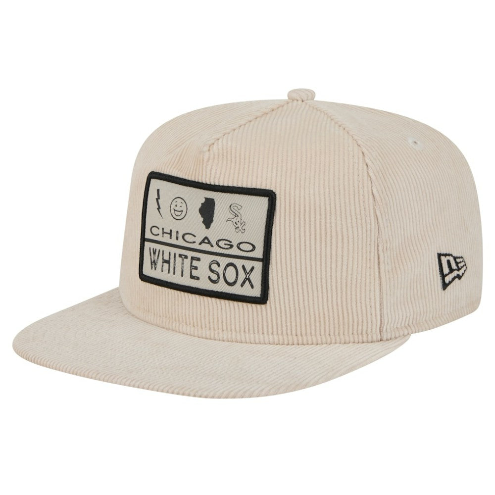 Khaki Chicago White Sox New Era Summer Essential Golfer Snapback Hat