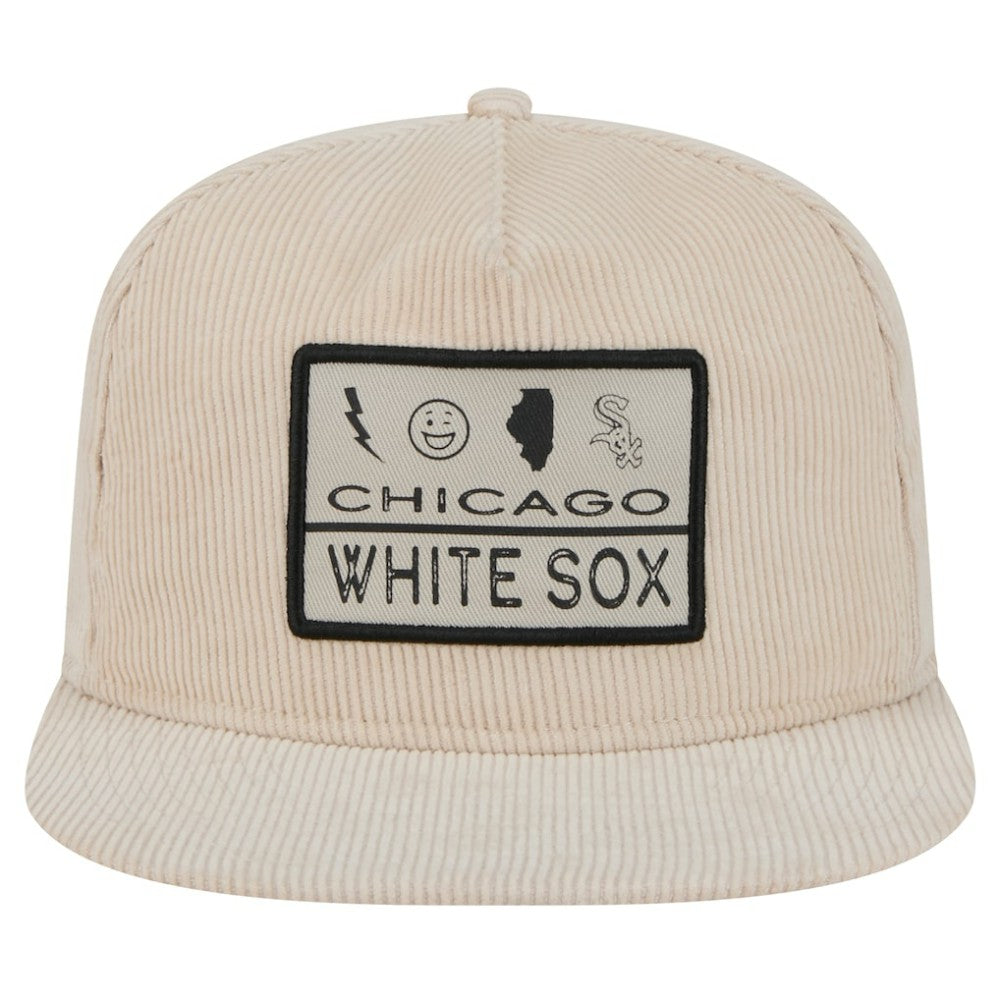 Khaki Chicago White Sox New Era Summer Essential Golfer Snapback Hat