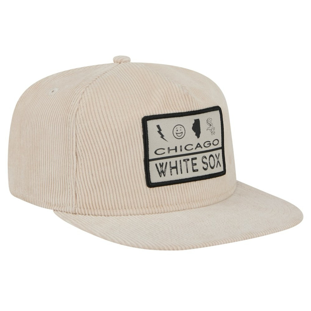 Khaki Chicago White Sox New Era Summer Essential Golfer Snapback Hat