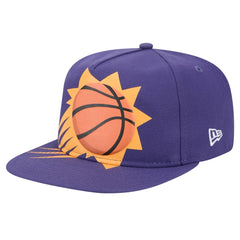 New Era Phoenix Suns Oversized Puff Print Logo Golfer Snapback Hat sale